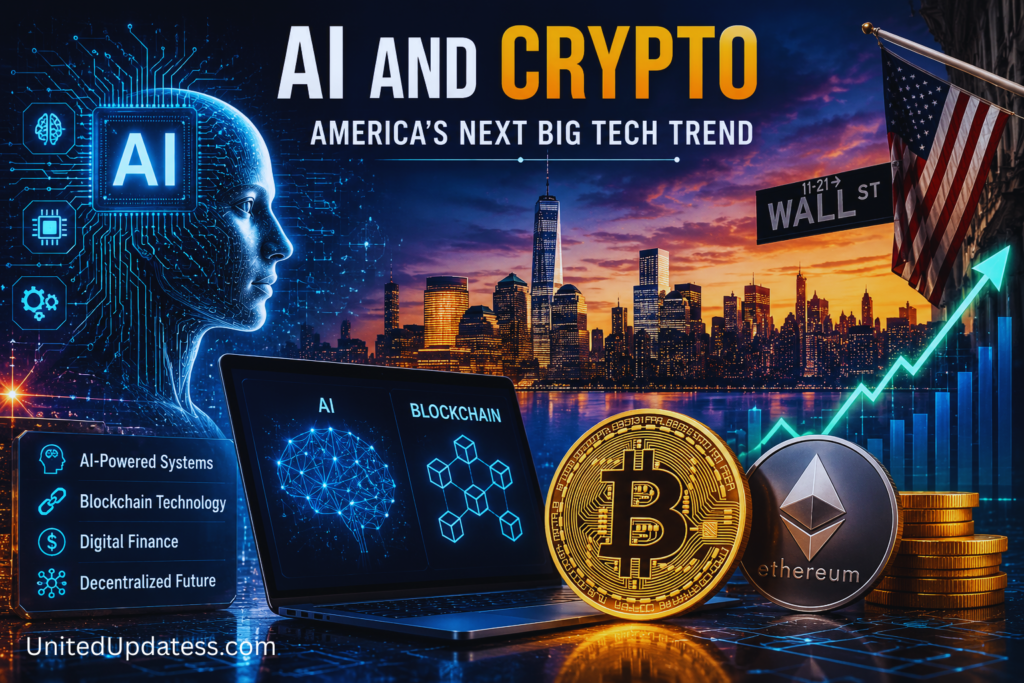 AI and crypto systems merging into a digital tech trend in 2026