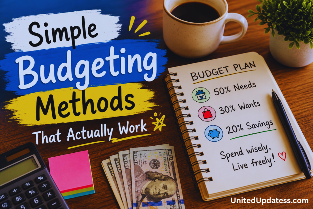 Budgeting Method simple budgeting methods