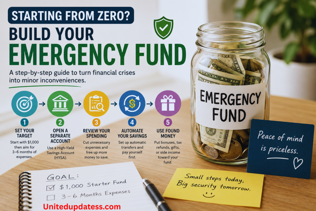 E Fund build an emergency fund
