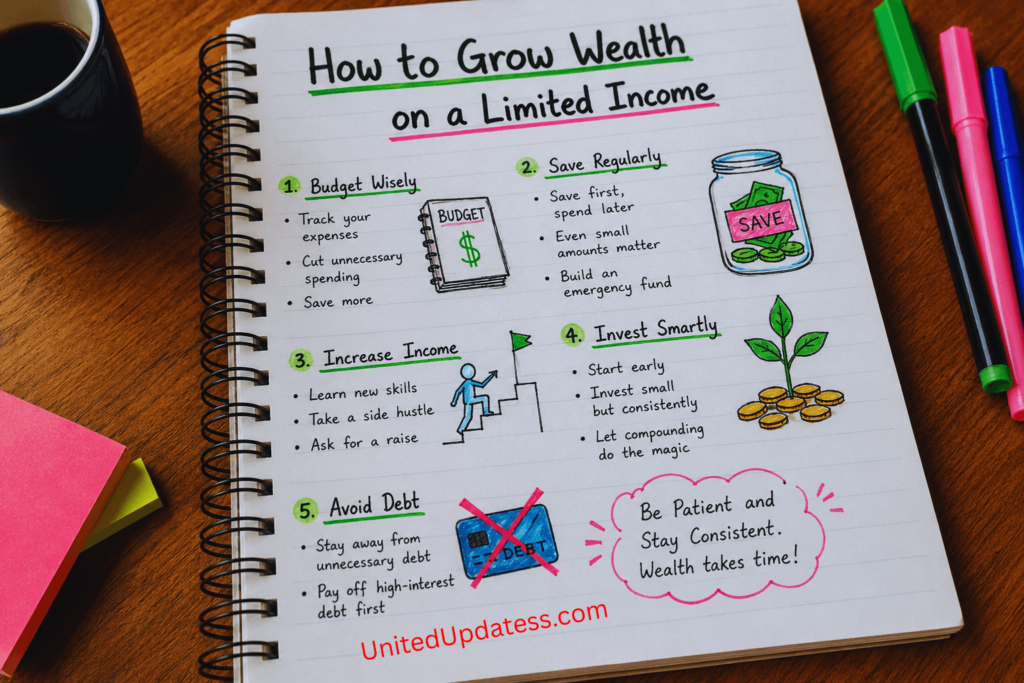 How to Grow Wealth on a Limited Income