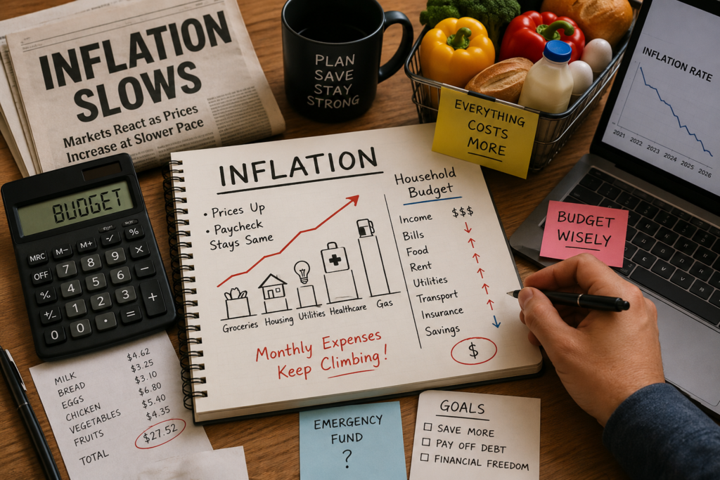 Inflation flows Inflation impact on household budgets, savings, and daily expenses