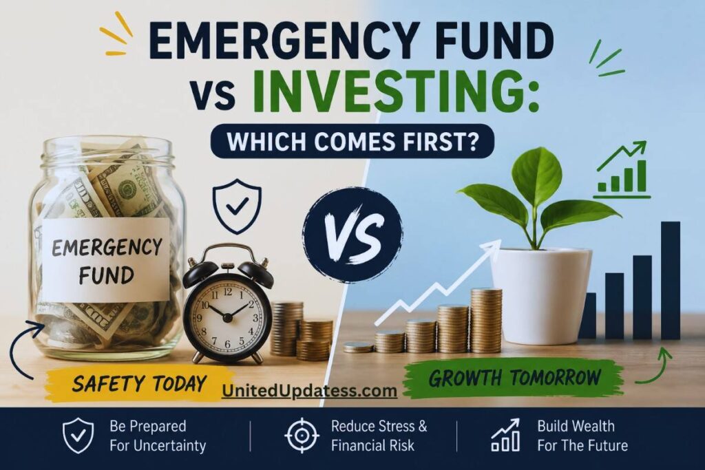 emergency fund vs investing